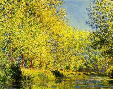  River Oil Painting - Bend in the River Epte Claude Monet